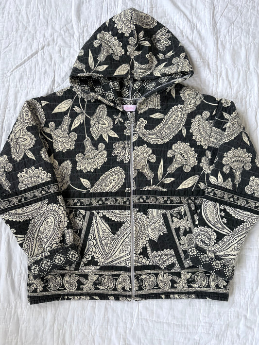 Paisley Hooded Jacket
