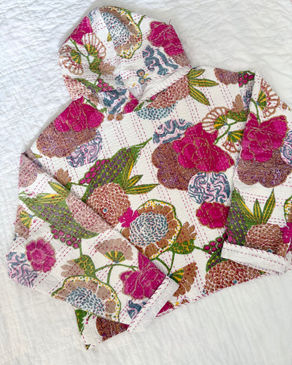 Kantha Quilt Hoodie