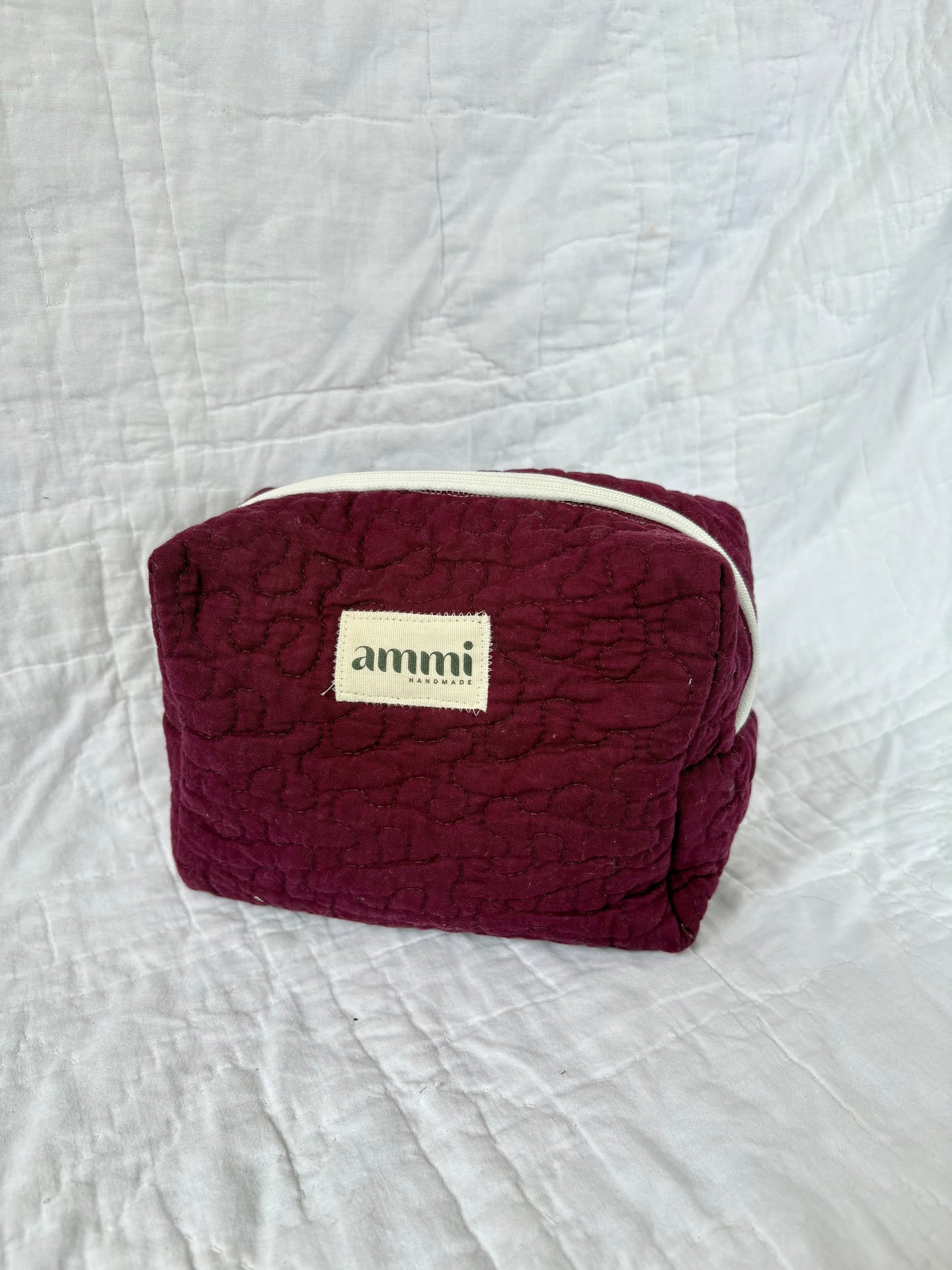 Dark Purple Boxy Pouch