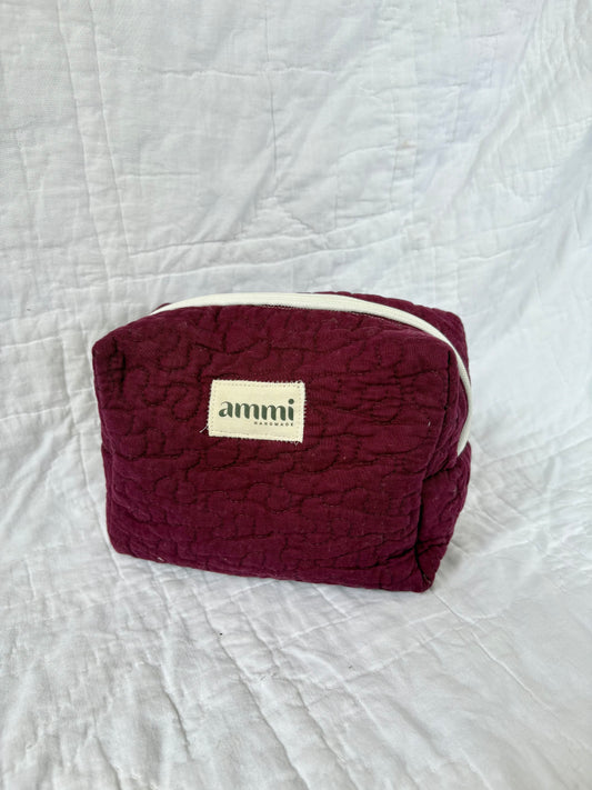 Dark Purple Boxy Pouch