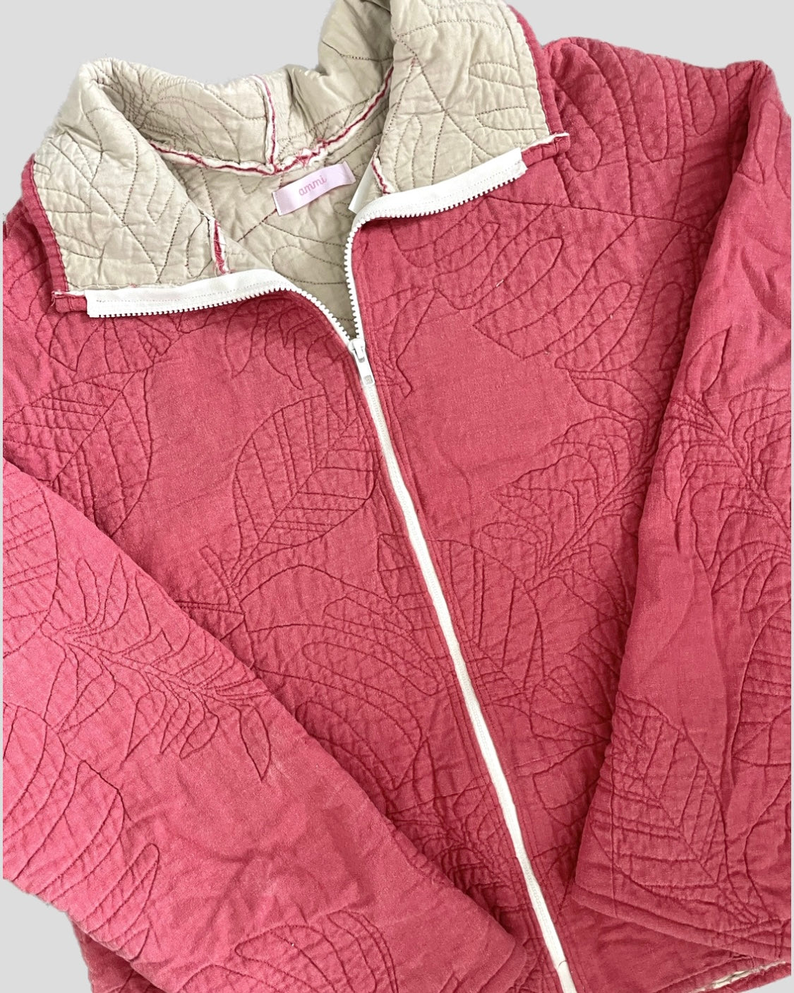 Red Quilted Jacket