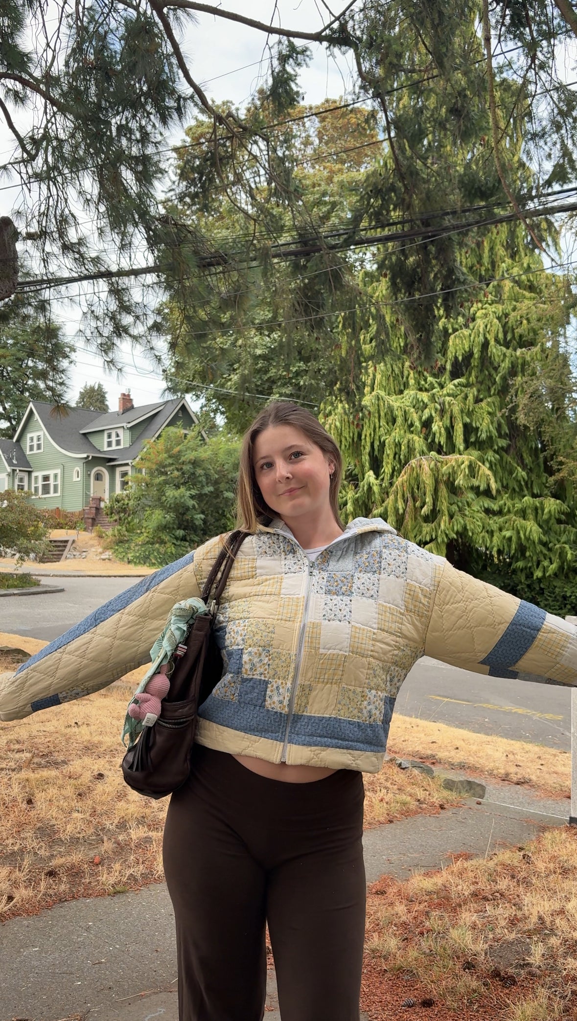 Patchwork Hoodie Jacket
