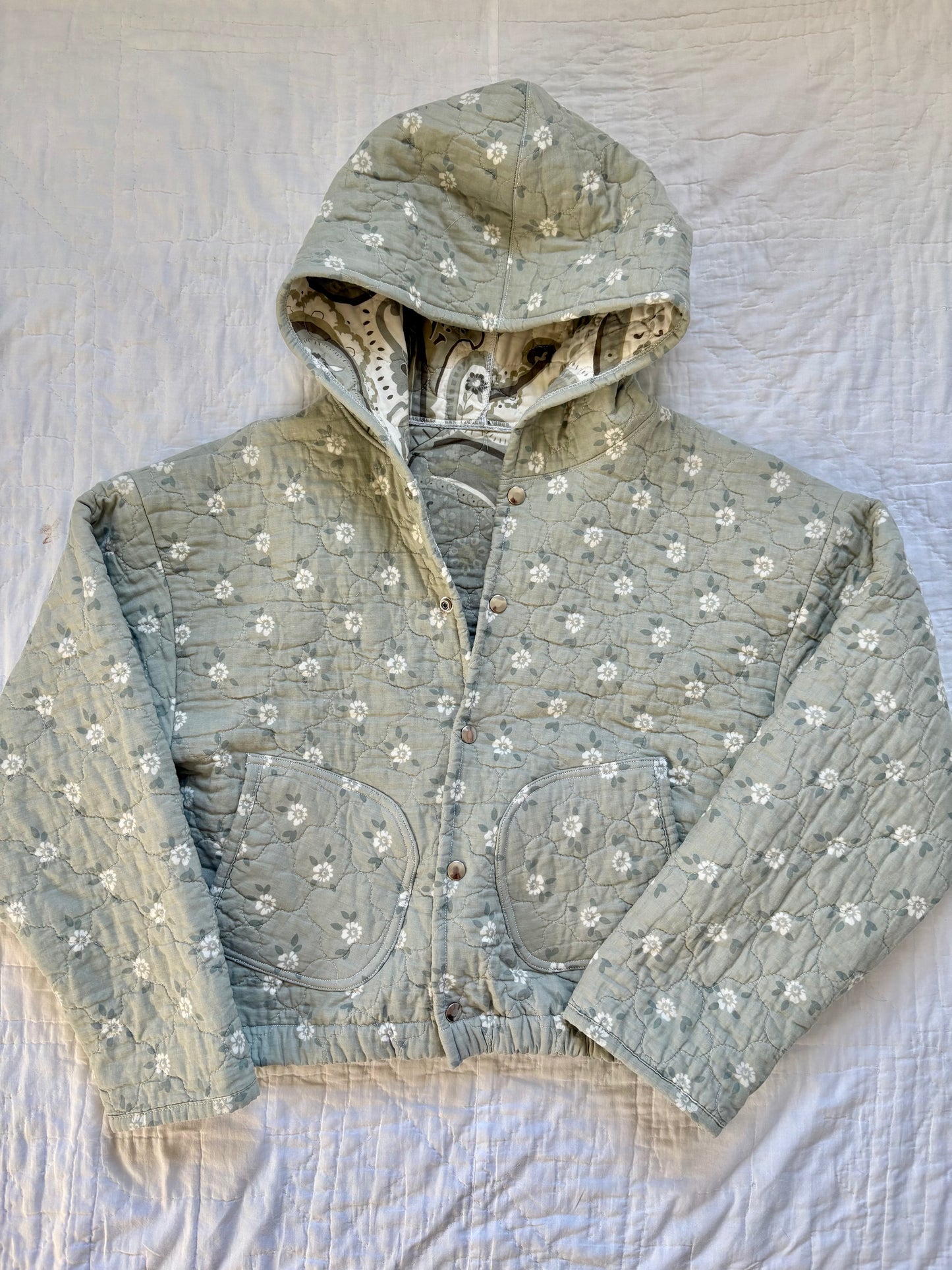 Floral Hoodie Jacket
