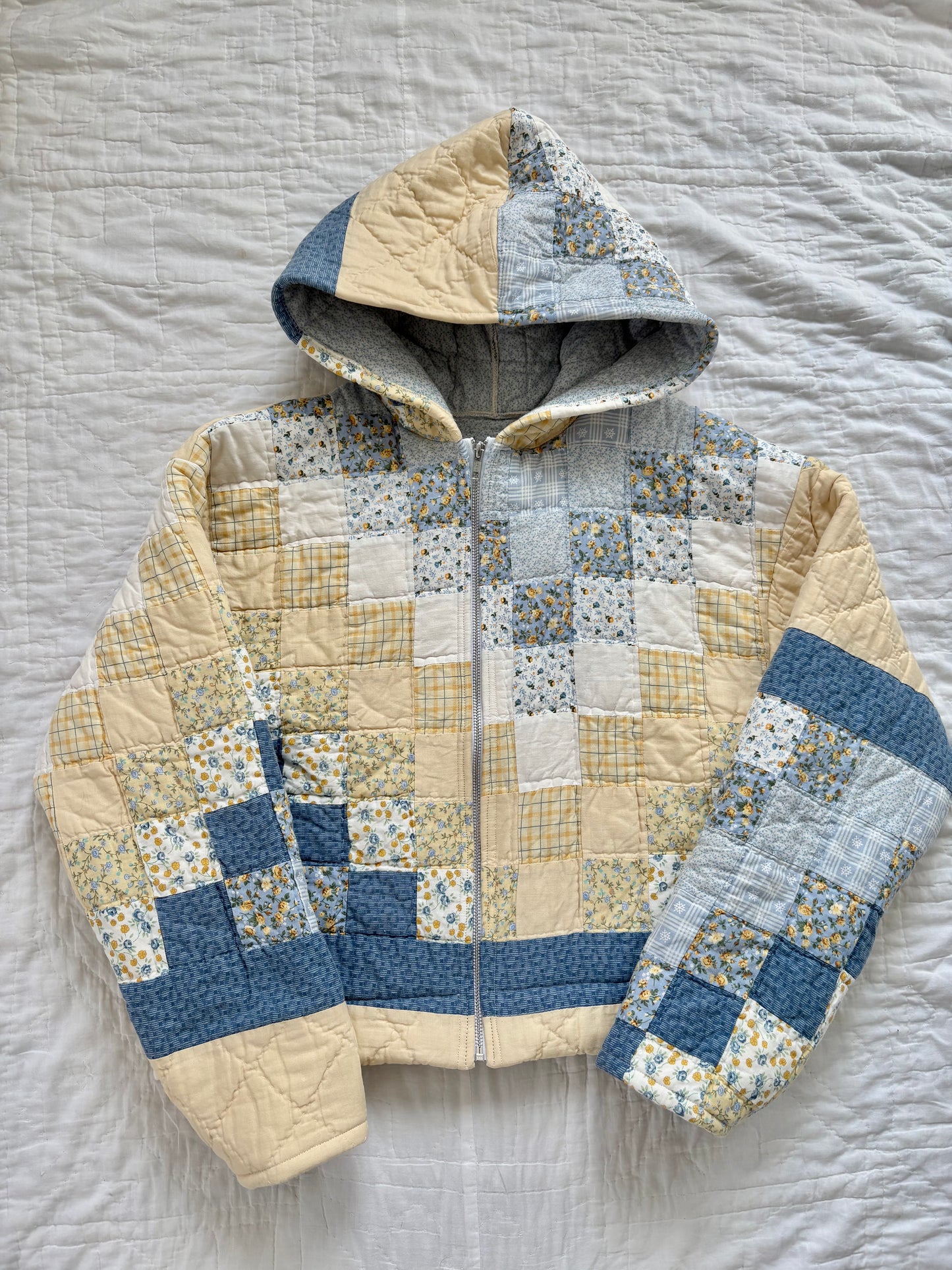 Patchwork Hoodie Jacket
