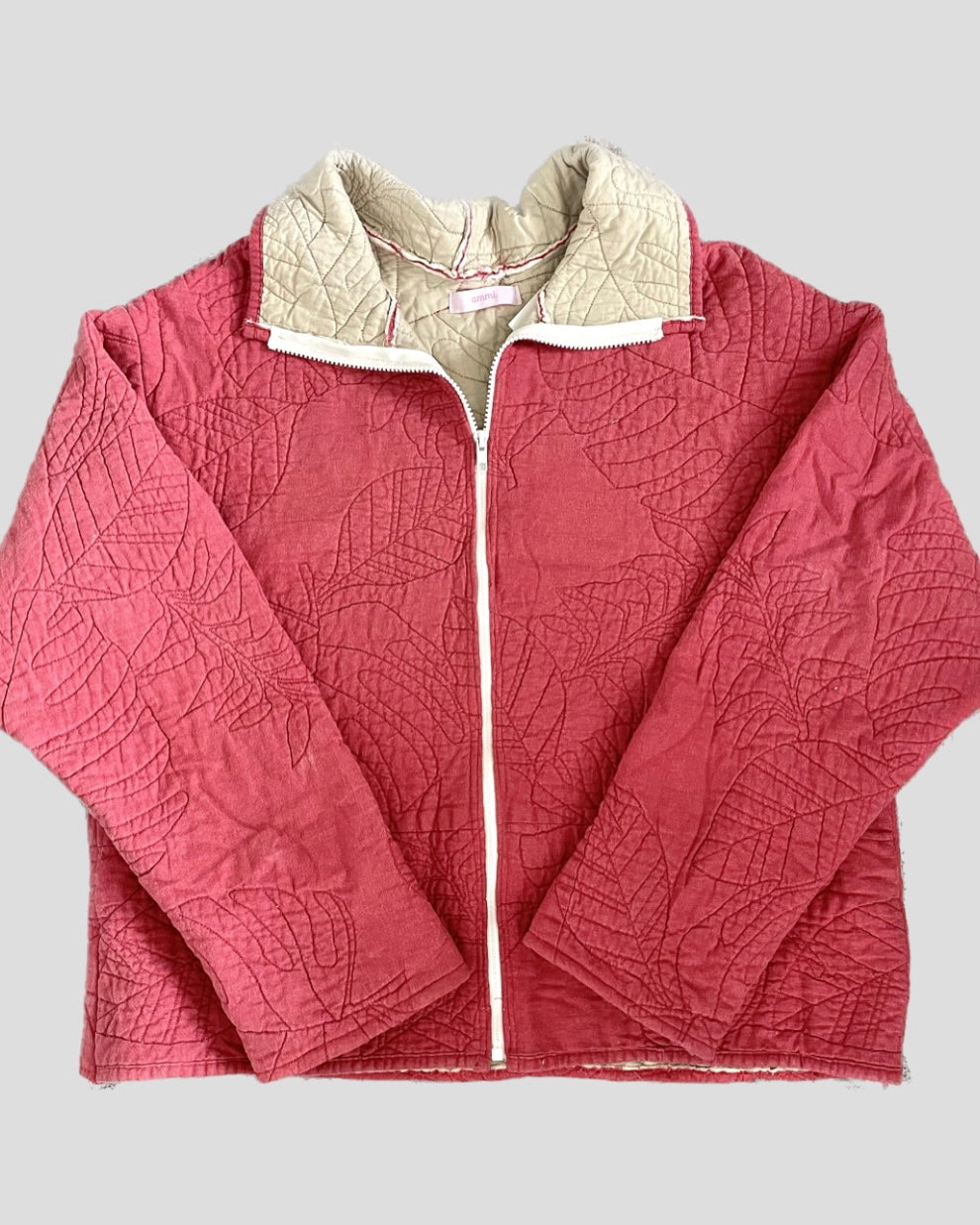 Red Quilted Jacket