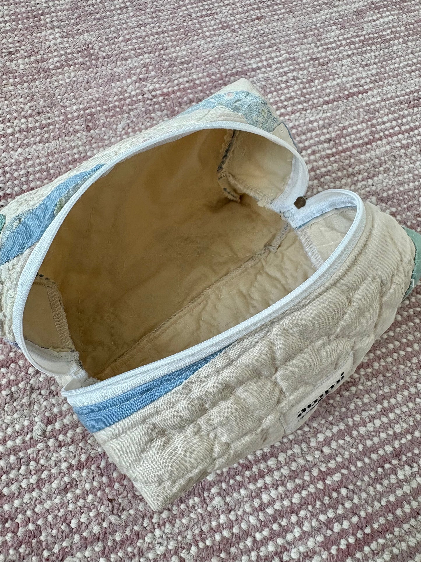 Blue&Pink Boxy Pouch