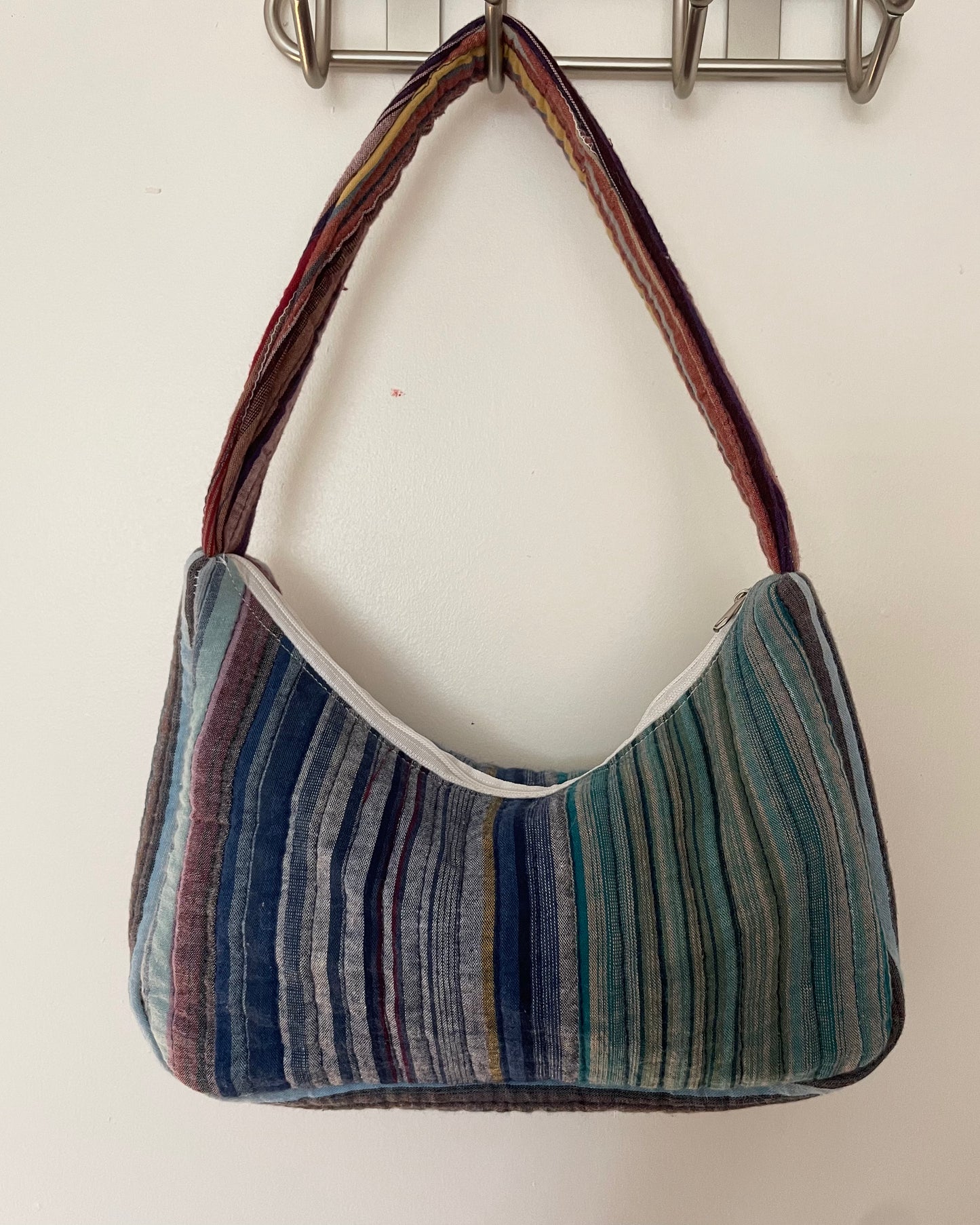 Blue Stripe Shoulder Bag