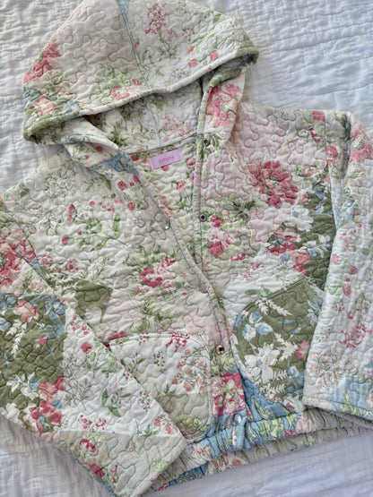 Floral Hoodie Jacket