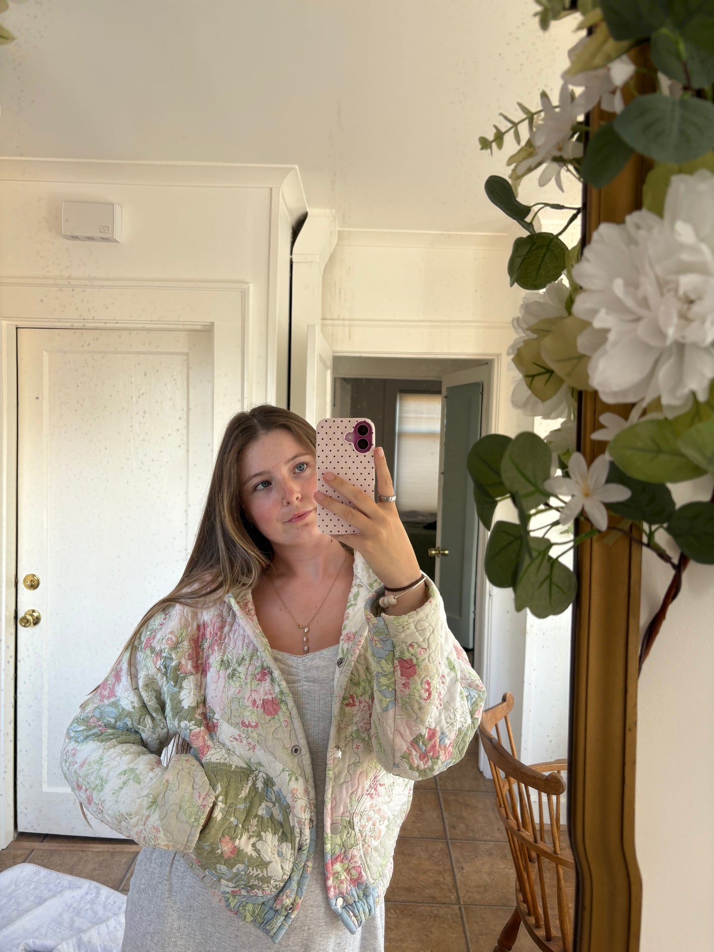 Floral Hoodie Jacket