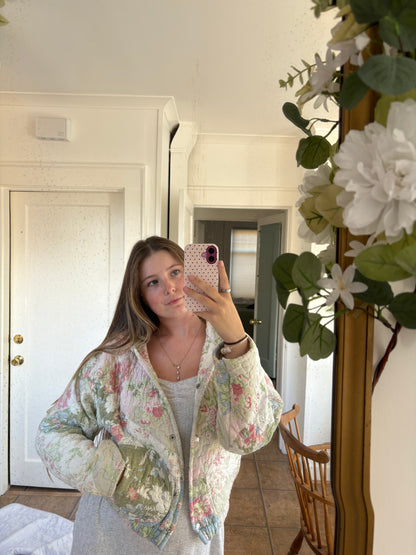 Floral Hoodie Jacket