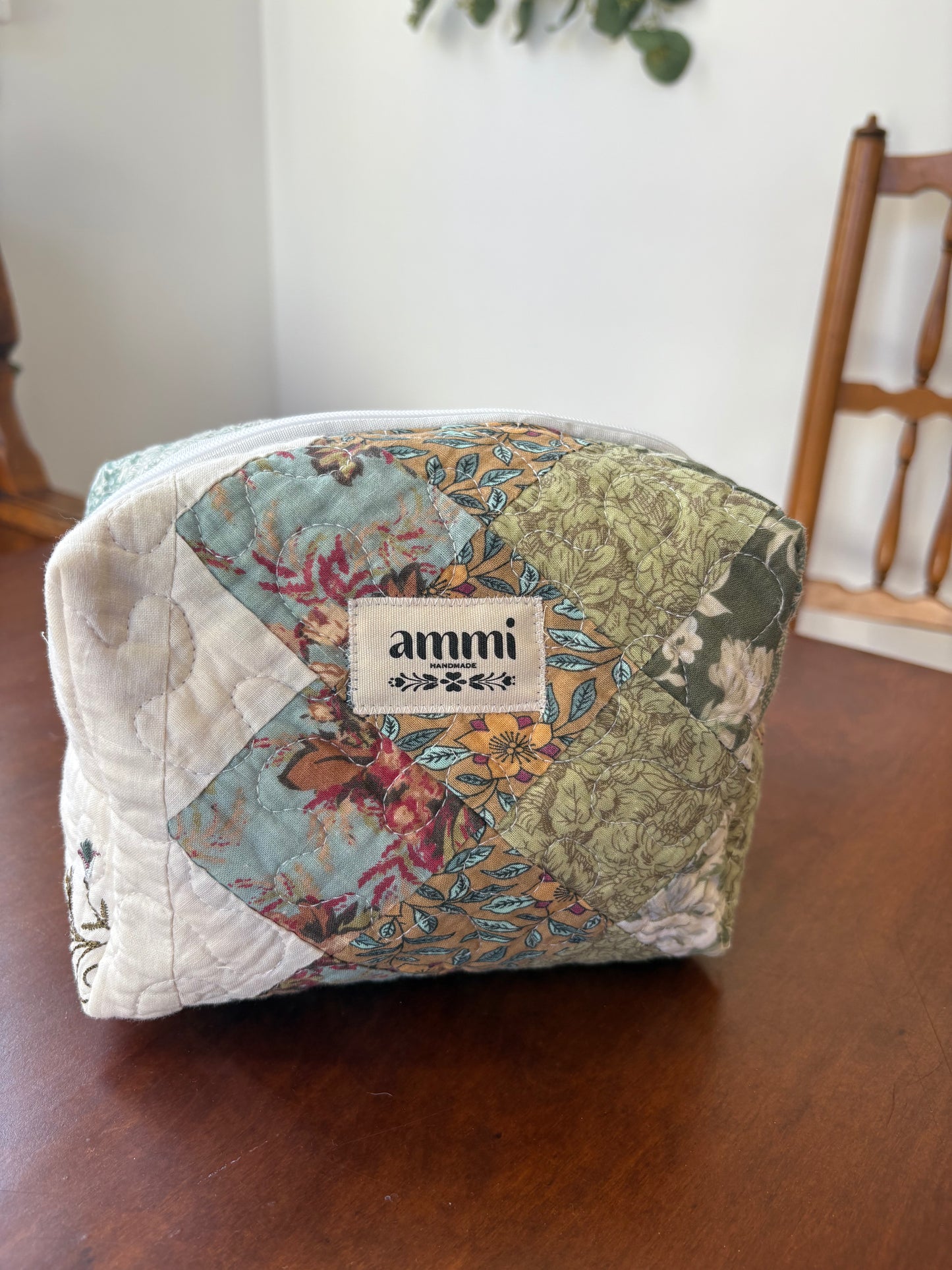 Patchwork Boxy Pouch #1