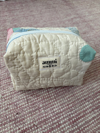 Blue&Pink Boxy Pouch