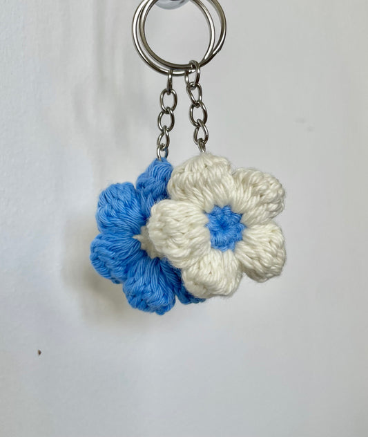 Crochet Flower Keychain